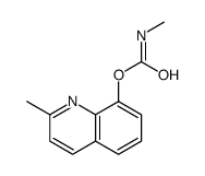 (2-methylquinolin-8-yl) N-methylcarbamate Structure