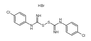 μ-disulfido-1,2-diimido-dicarbonic acid bis-(4-chloro-anilide), dihydrobromide结构式