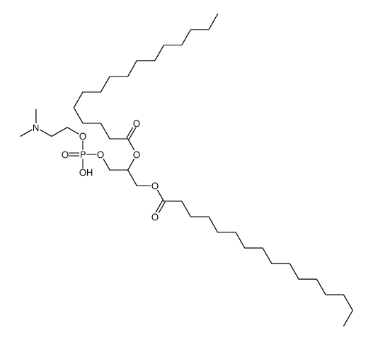 1,2-DIHEXADECANOYL-RAC-GLYCERO-3-PHOSPHO[DIMETHYLAMINOETHANOL]结构式
