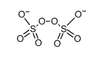 peroxodisulfate ion结构式