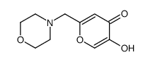 5-羟基-2-(吗啉甲基)-4H-吡喃-4-酮结构式