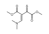 3-(dimethylamino)-1,2-bis(methoxycarbonyl)-2-propene-1-thione Structure