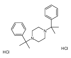 1,4-bis(2-phenylpropan-2-yl)piperazine,dihydrochloride Structure