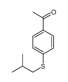 1-[4-(2-methylpropylsulfanyl)phenyl]ethanone结构式
