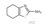 2-氨基-4,5,6,7-四氢苯并噻唑盐酸盐结构式