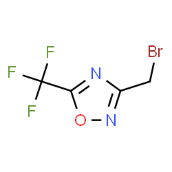 3-(Bromomethyl)-5-(trifluoromethyl)-1,2,4-oxadiazole Structure