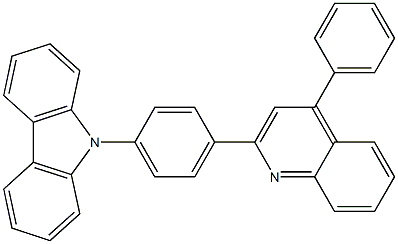 9-(4-(4-苯基喹啉-2-基)苯基)-9H-咔唑图片