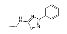 N-ethyl-3-phenyl-1,2,4-oxadiazol-5-amine结构式