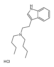 dibutyl-[2-(1H-indol-3-yl)ethyl]azanium,chloride结构式