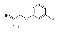 2-(3-氯苯氧基)乙脒结构式