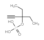 Phosphoric acid,diethyl 2-propyn-1-yl ester Structure
