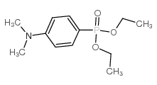(4-二甲基氨基苯基)-磷酸二乙酯结构式