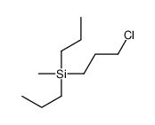 3-chloropropyl-methyl-dipropylsilane Structure