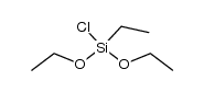 diethoxy-ethyl-chloro-silane Structure