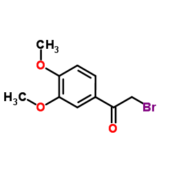 2-Bromo-1-(3,4-dimethoxyphenyl)ethanone structure