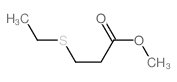 Propanoic acid,3-(ethylthio)-, methyl ester结构式