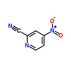 2-氰-4-硝基吡啶结构式