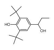 1-(3,5-Di-tert-butyl-4-hydroxyphenyl)-1-propanol结构式