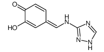 1,2-Benzenediol, 4-[(1H-1,2,4-triazol-3-ylimino)methyl]- (9CI)结构式
