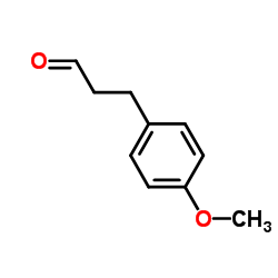 3-(4-Methoxyphenyl)propanal Structure