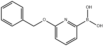 (6-(苄氧基)吡啶-2-基)硼酸结构式