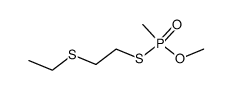 Methyl-phosphonothioic acid S-(2-ethylsulfanyl-ethyl) ester O-methyl ester Structure