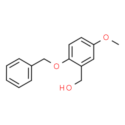 (2-Benzyloxy-5-methoxy-phenyl)-methanol structure
