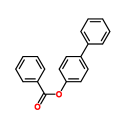 4-Biphenylyl benzoate structure