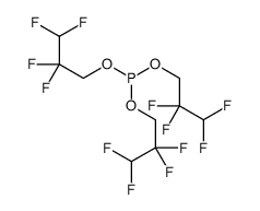 tris(2,2,3,3-tetrafluoropropyl) phosphite Structure