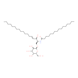 α C16 Galactosylceramide (d18:1/16:0) Structure