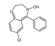 7-chloro-4-hydroxy-5-phenyl-2,3-dihydro-1,4-benzodiazepine Structure