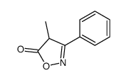 4-methyl-3-phenyl-4H-1,2-oxazol-5-one结构式