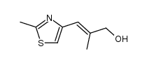 2-methyl-4-([E]-2'-methylprop-1'-en-3'-ol)thiazole结构式