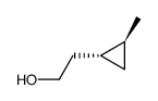 2-(trans-2-Methyl-cyclopropyl)-ethylalkohol结构式