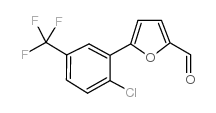 5-(2-CHLORO-5-(TRIFLUOROMETHYL)PHENYL)FURAN-2-CARBALDEHYDE Structure