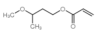 3-甲氧基丁基 丙烯酸酯结构式