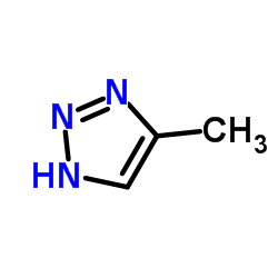 4-甲基-1H-1,2,3-三氮唑结构式