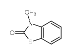 3-甲基-2(3H)-苯并噻唑酮结构式