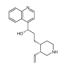 (S)-α-[2-[(3R,4R)-3-Ethenyl-4-piperidinyl]ethyl]-4-quinolinemethanol Structure