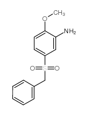 2-甲氧基-5-苯甲磺酰基苯胺结构式