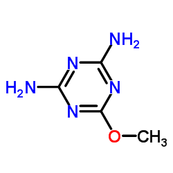 6-Methoxy-1,3,5-triazine-2,4-diamine Structure