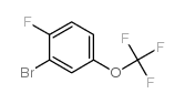 2-BROMO-1-FLUORO-4-(TRIFLUOROMETHOXY)BENZENE structure