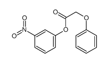(3-nitrophenyl) 2-phenoxyacetate结构式