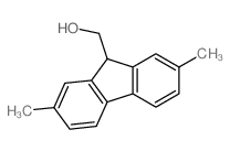 9H-Fluorene-9-methanol,2,7-dimethyl- Structure