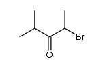 2-Bromo-4-methyl-3-pentanone结构式