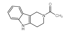2-乙酰基-2,3,4,5-四氢-1H-吡啶并[4,3-b]吲哚结构式