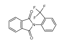 N-((2-trifluoromethyl)benzene)phthalimide结构式