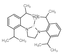 2-氯-1,3-双(2,6-二异丙基苯基)-1,3,2-二氮磷吡啶结构式