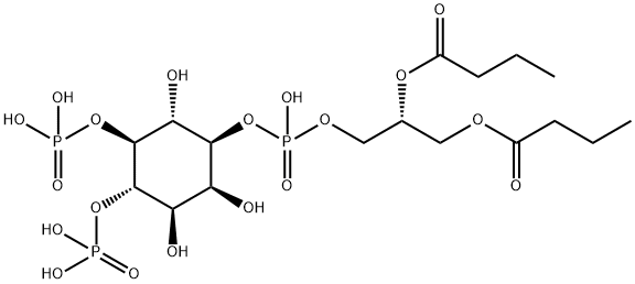 L-Α-磷脂酰-D-肌醇4,5-二磷酸(DIC4)结构式