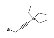 3-Bromo-1-triethylstannyl-1-propyne结构式